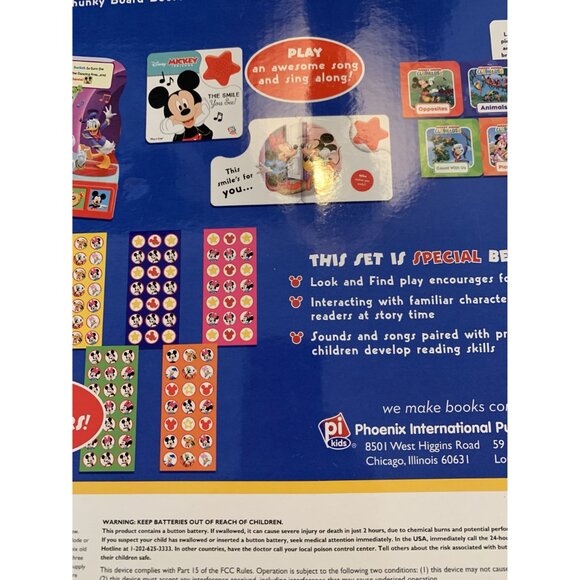Disney Mickey & Minnie Read & Play Gift Set With Books Games & Stickers For Ages - Picture 9 of 9